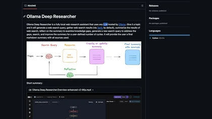 Ollama Deep Researcher